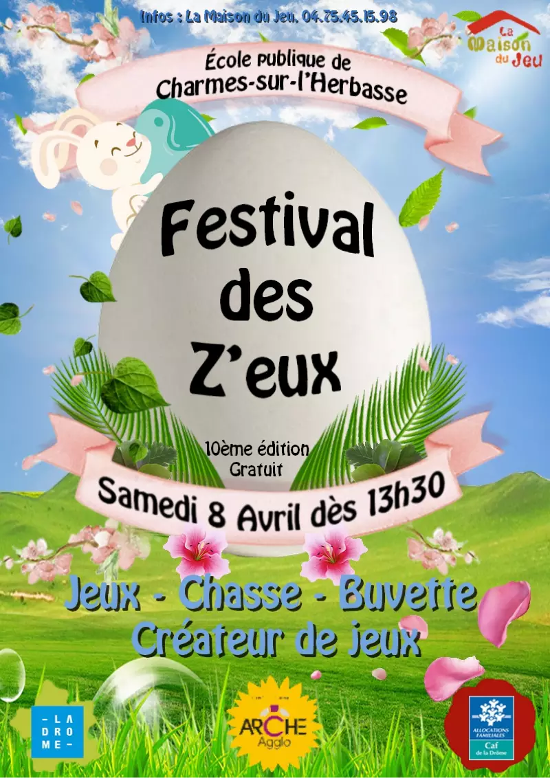 Official poster Festival des Z'eux 2023