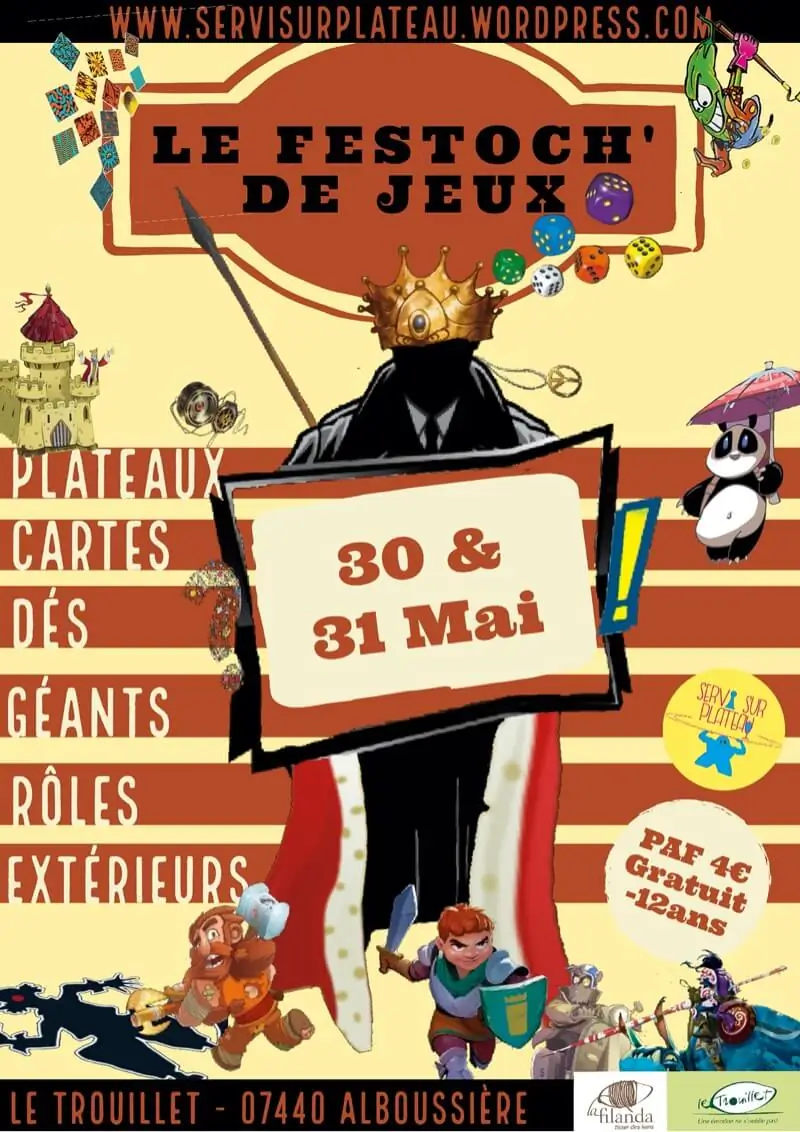 Affiche officielle Le Festoch' de jeux 2020