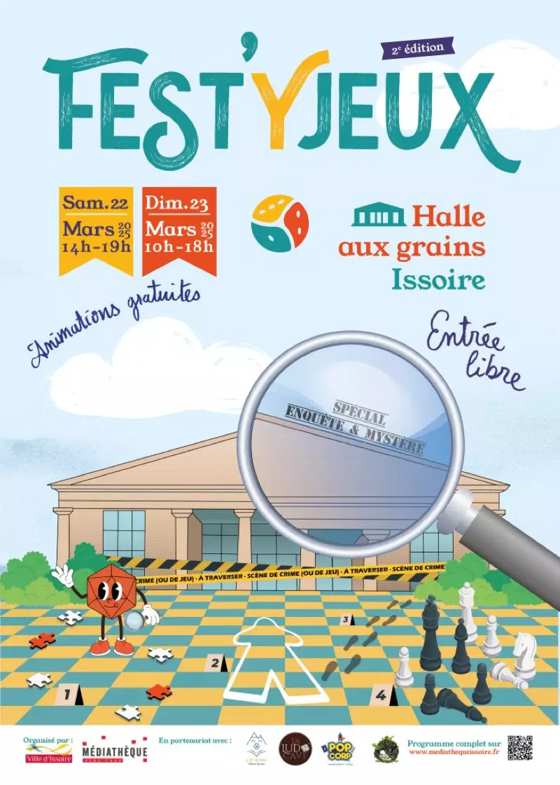 Official poster Fest'yjeux 2025