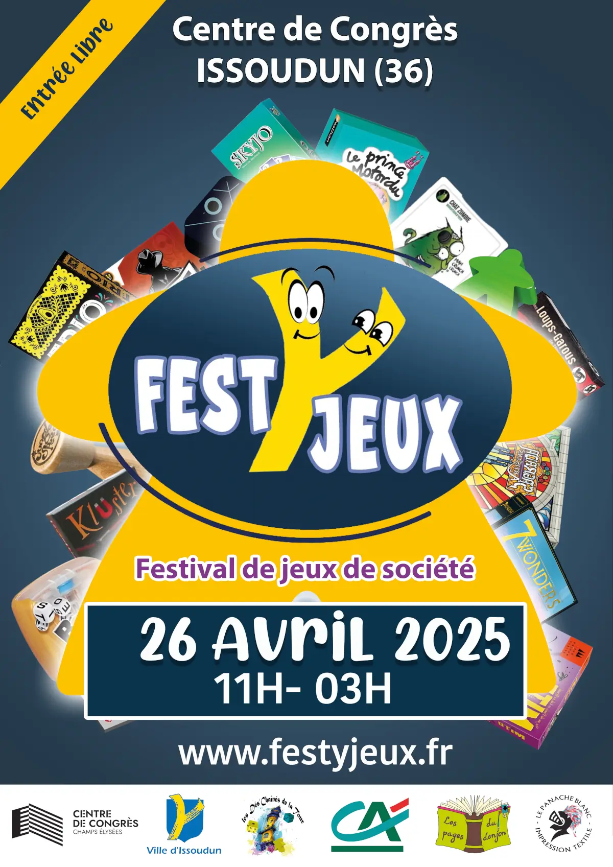 Affiche officielle Festyjeux 2025