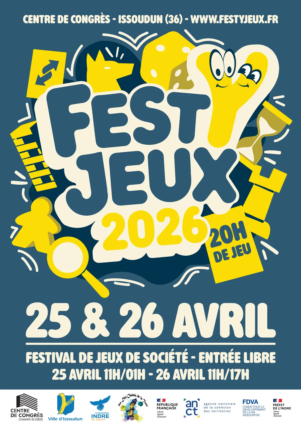 Affiche officielle Festyjeux 2026