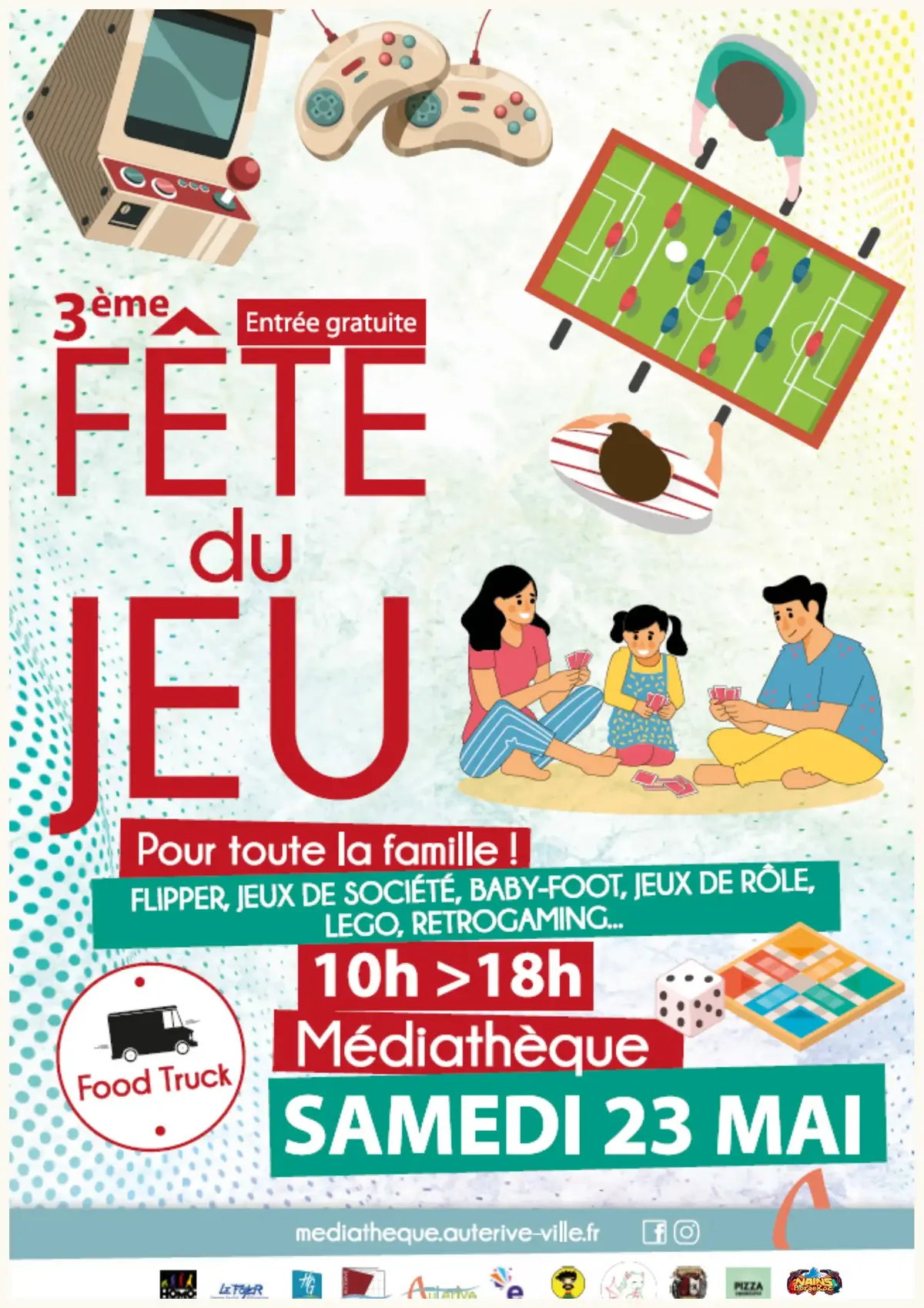 Official poster Fête du jeu d'Auterive 2026