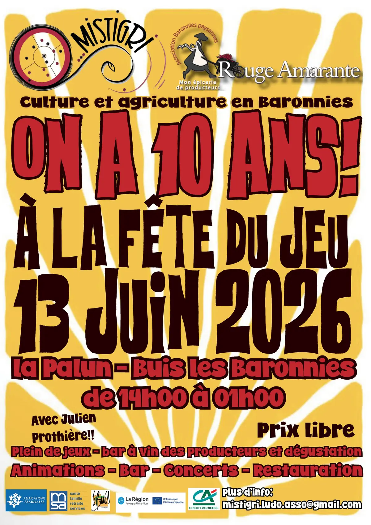 Affiche officielle On a 10 ans ! 2026