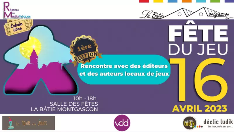 Official poster Fête du jeu 2023