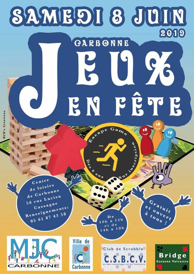 Affiche officielle Garo'n jeux 2019
