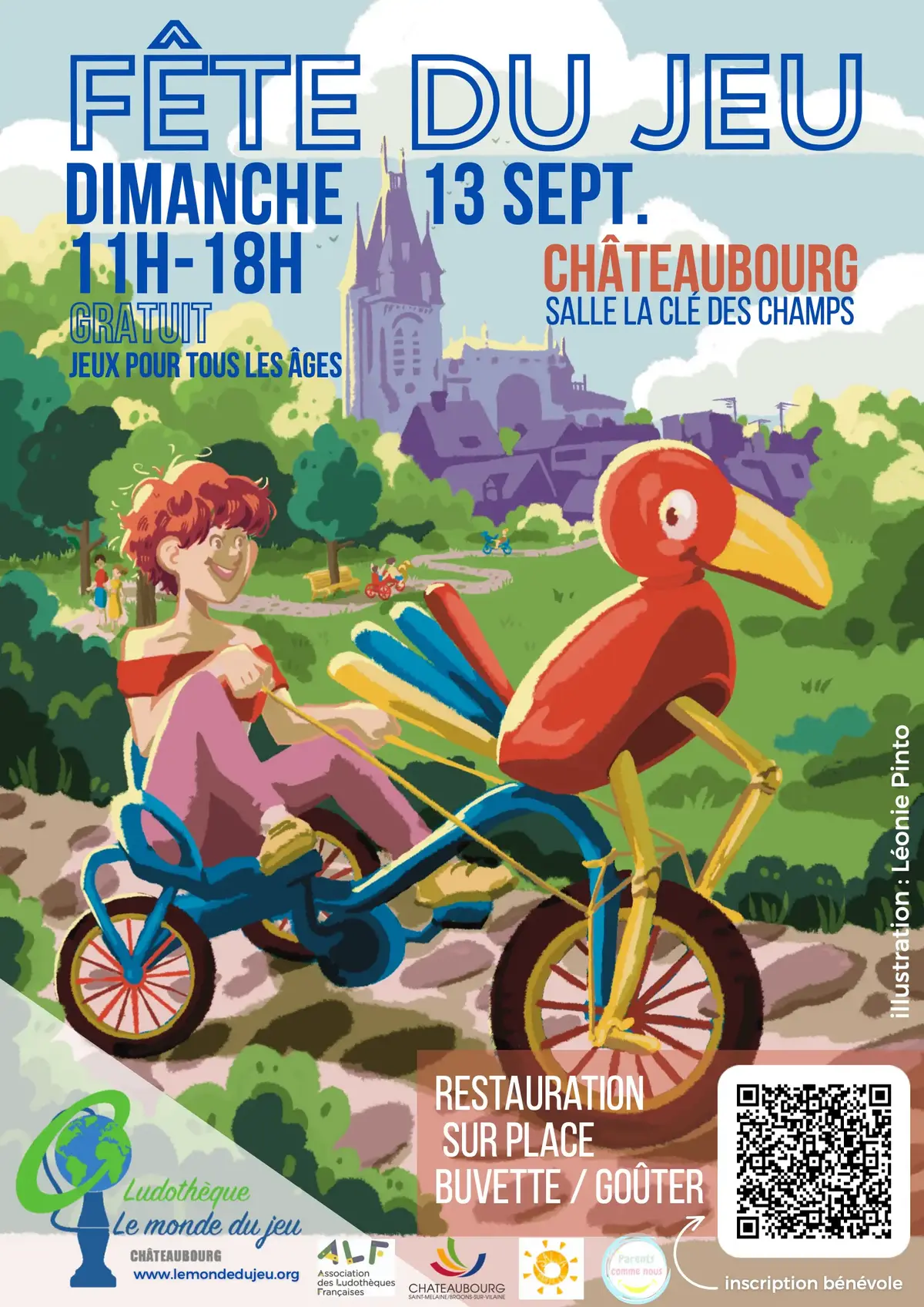Official poster Fête du Jeu de Châteaubourg 2026