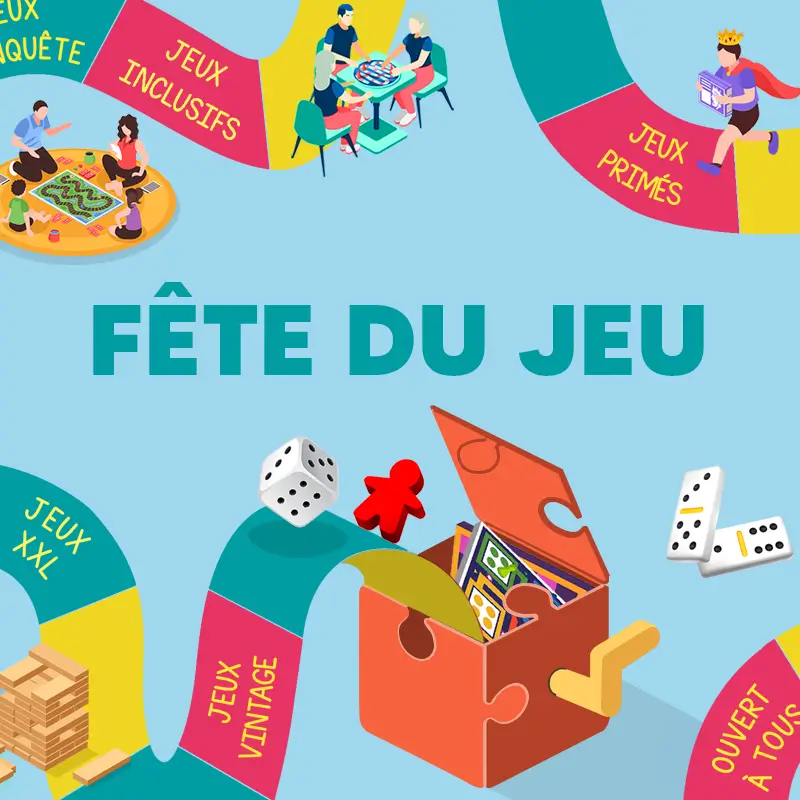 Logo Fête du Jeu de Gaillard 2025