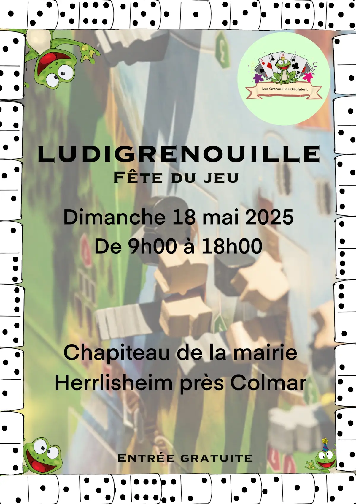 Affiche officielle LudiGrenouilles 2025