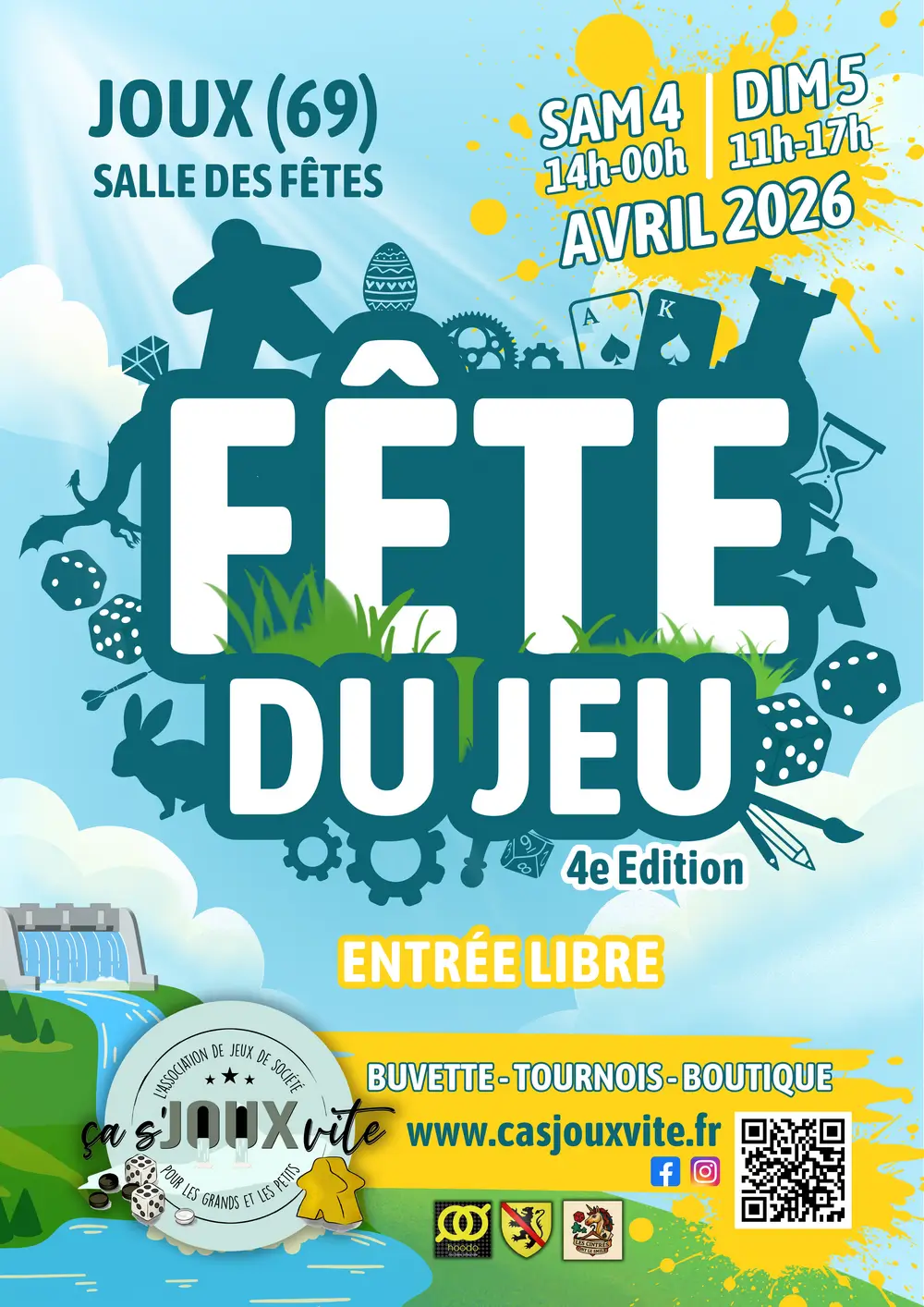 Affiche officielle Fête du Jeu 2026