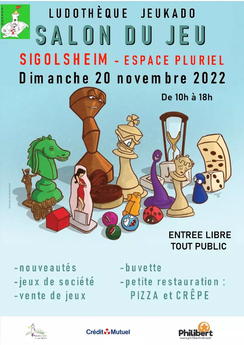 Official poster Salon du jeu 2022