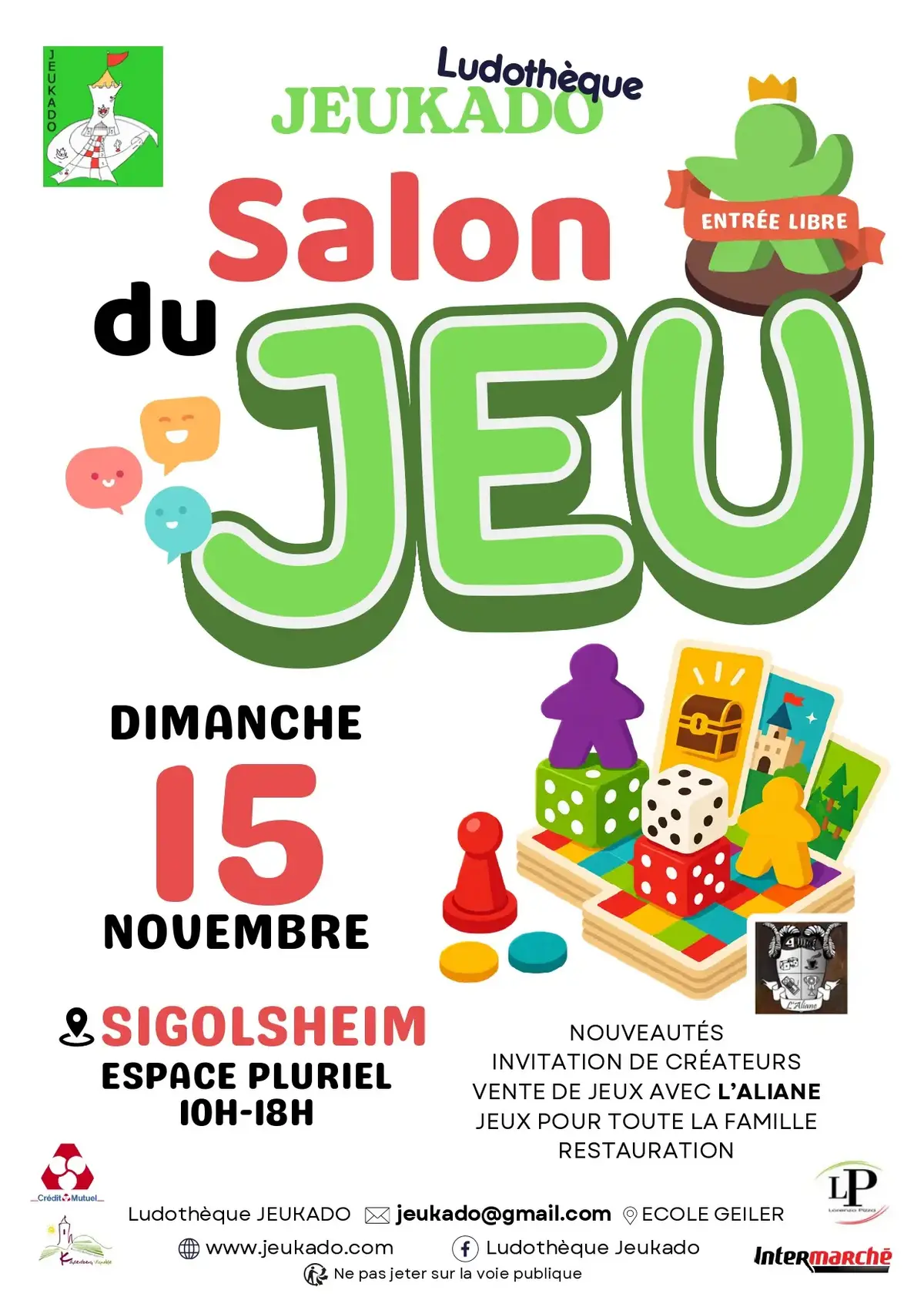 Affiche officielle Salon du jeu 2026