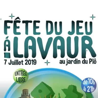 Logo FÃªte du jeu Ã  Lavaur 2019