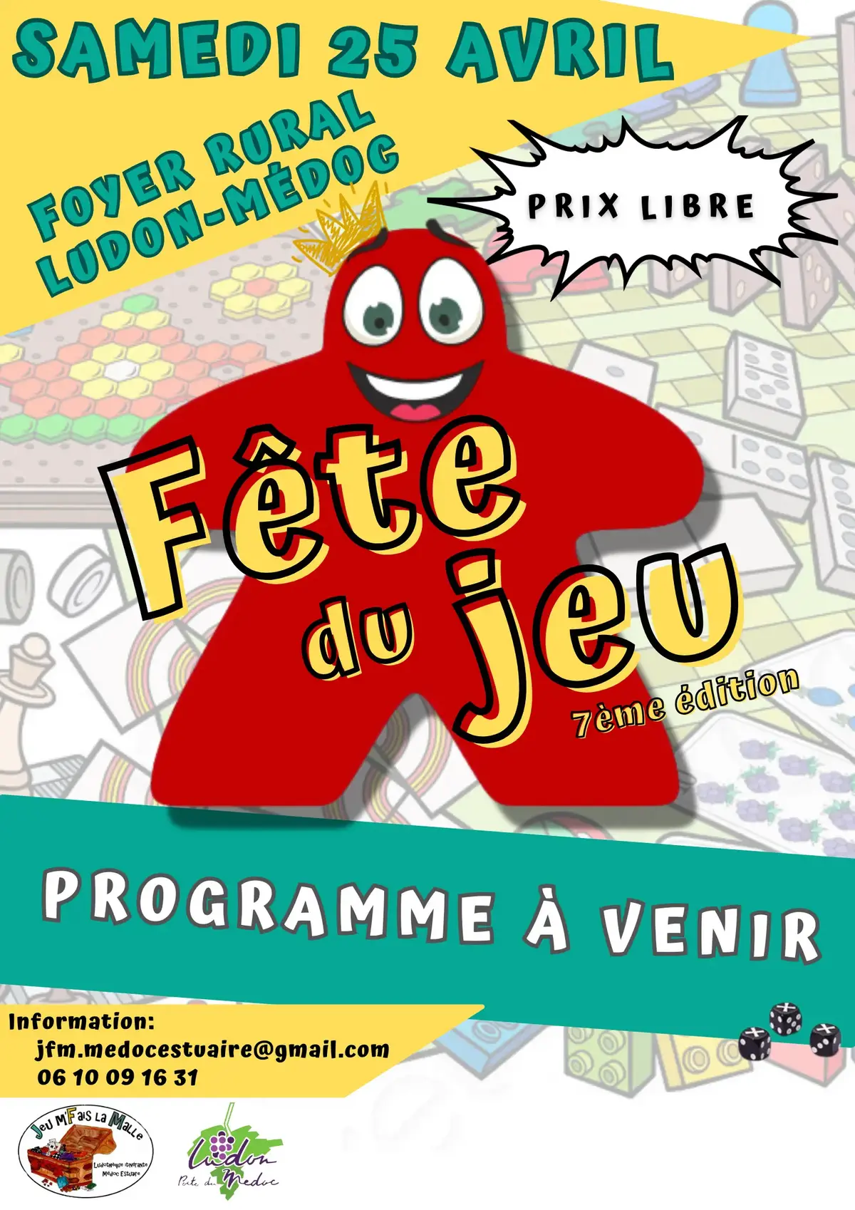 Official poster Fête du jeu de Ludon-Médoc 2026