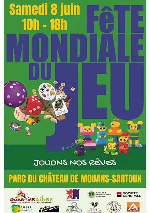 Affiche officielle Fête du jeu 2019