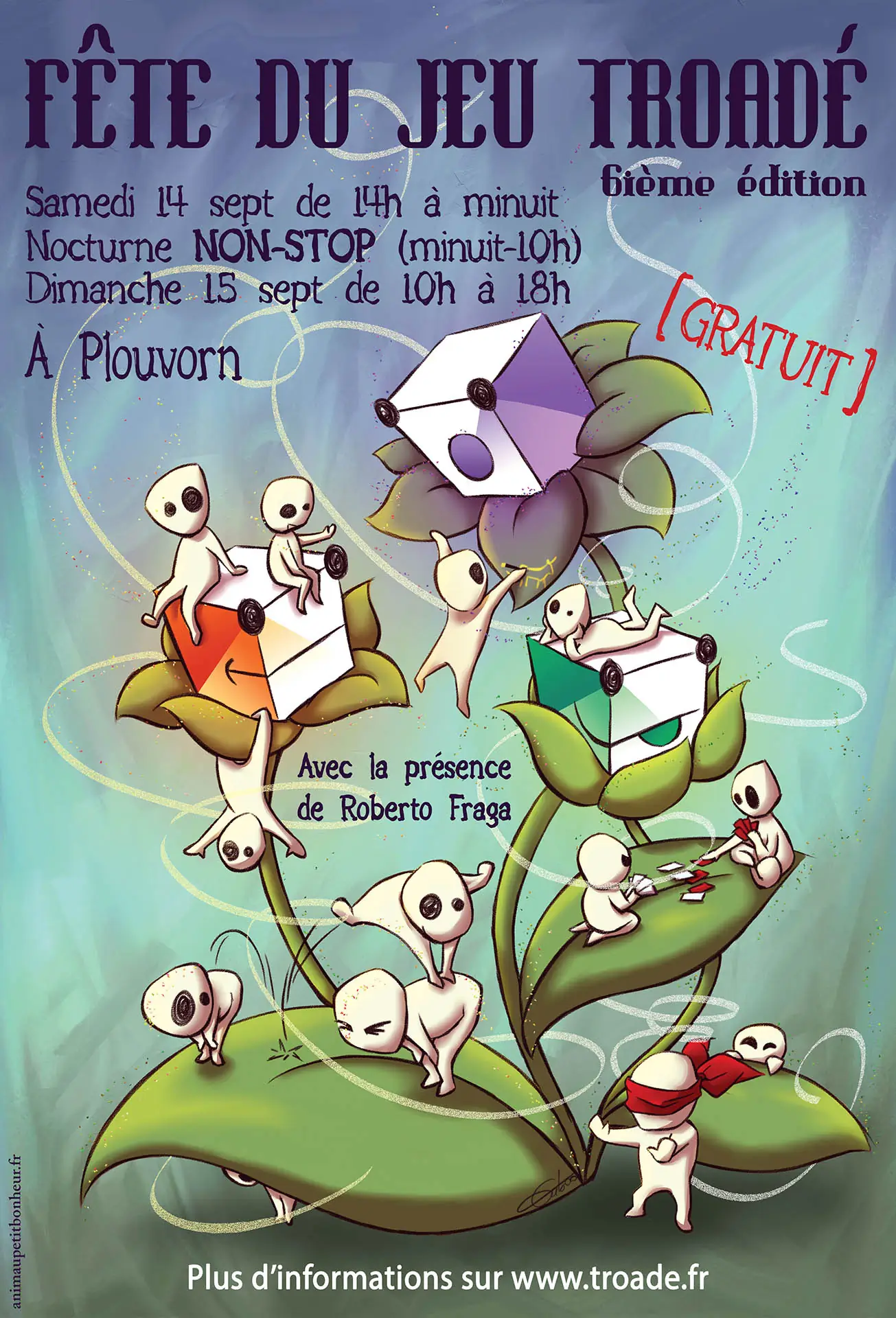 Affiche officielle Fête du jeu Troadé 2019