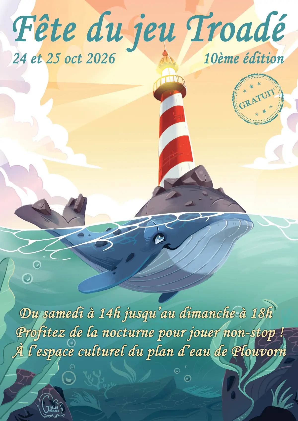 Official poster Fête du jeu Troadé 2026