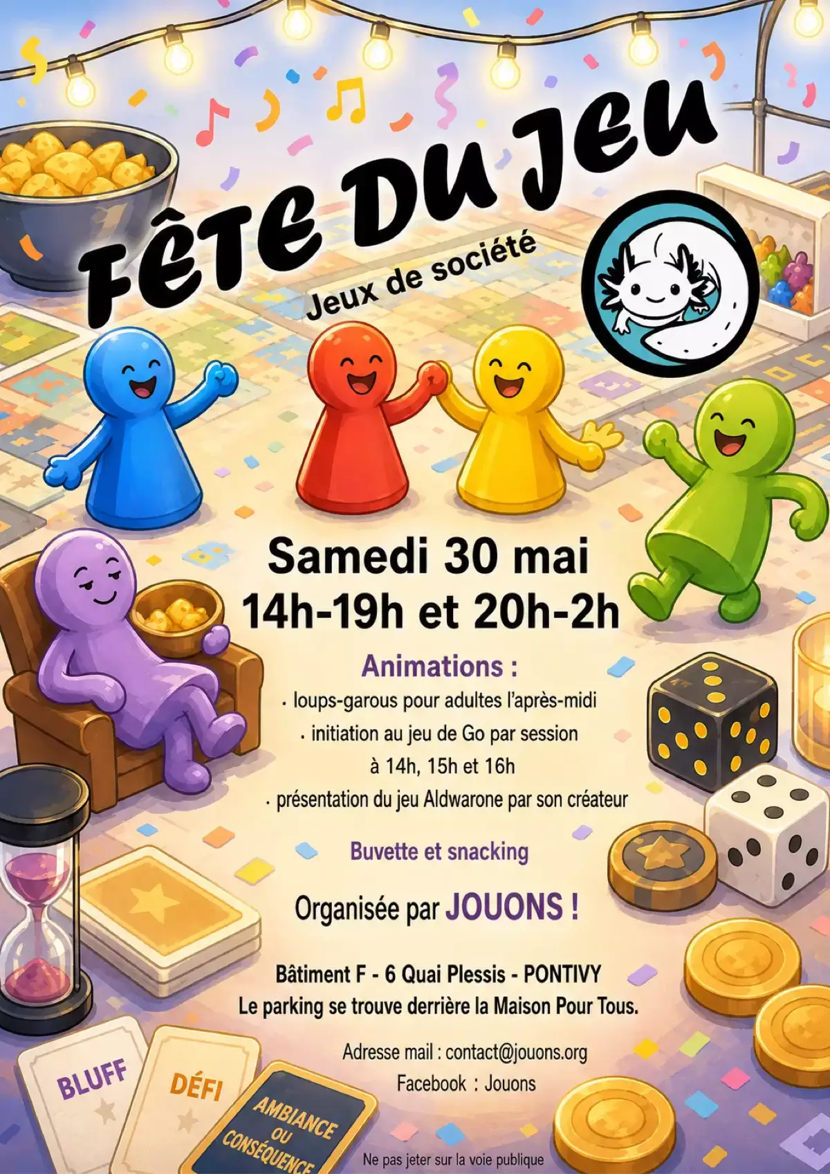 Official poster Fête du jeu 2026