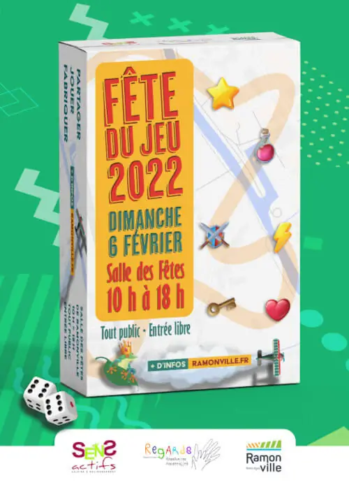 Affiche officielle FÃªte du Jeu de Ramonville 2022