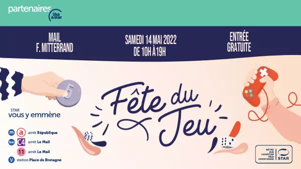 Affiche officielle Fête du Jeu 2022