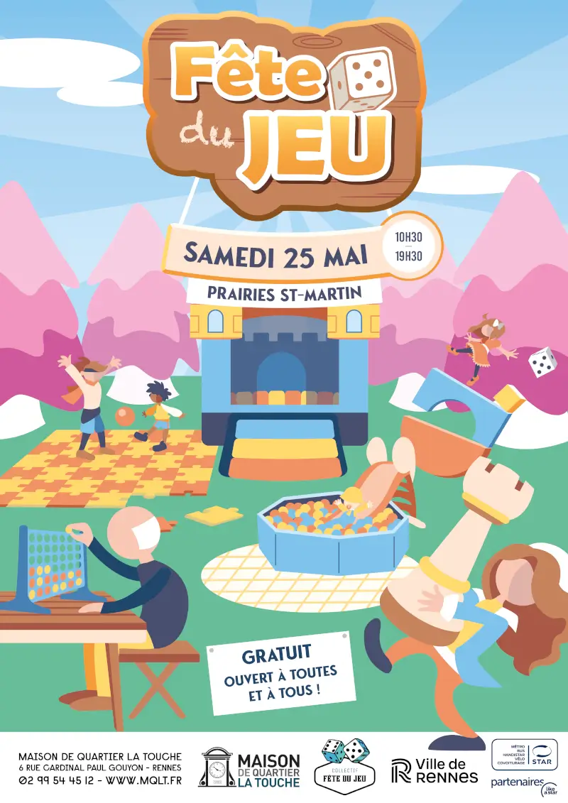 Affiche officielle Fête du Jeu 2024