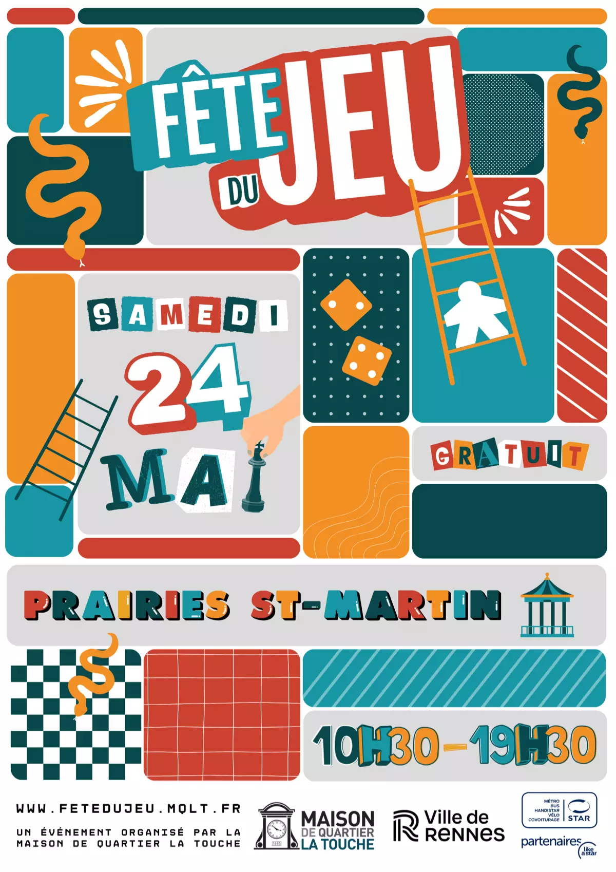 Affiche officielle Fête du Jeu 2025