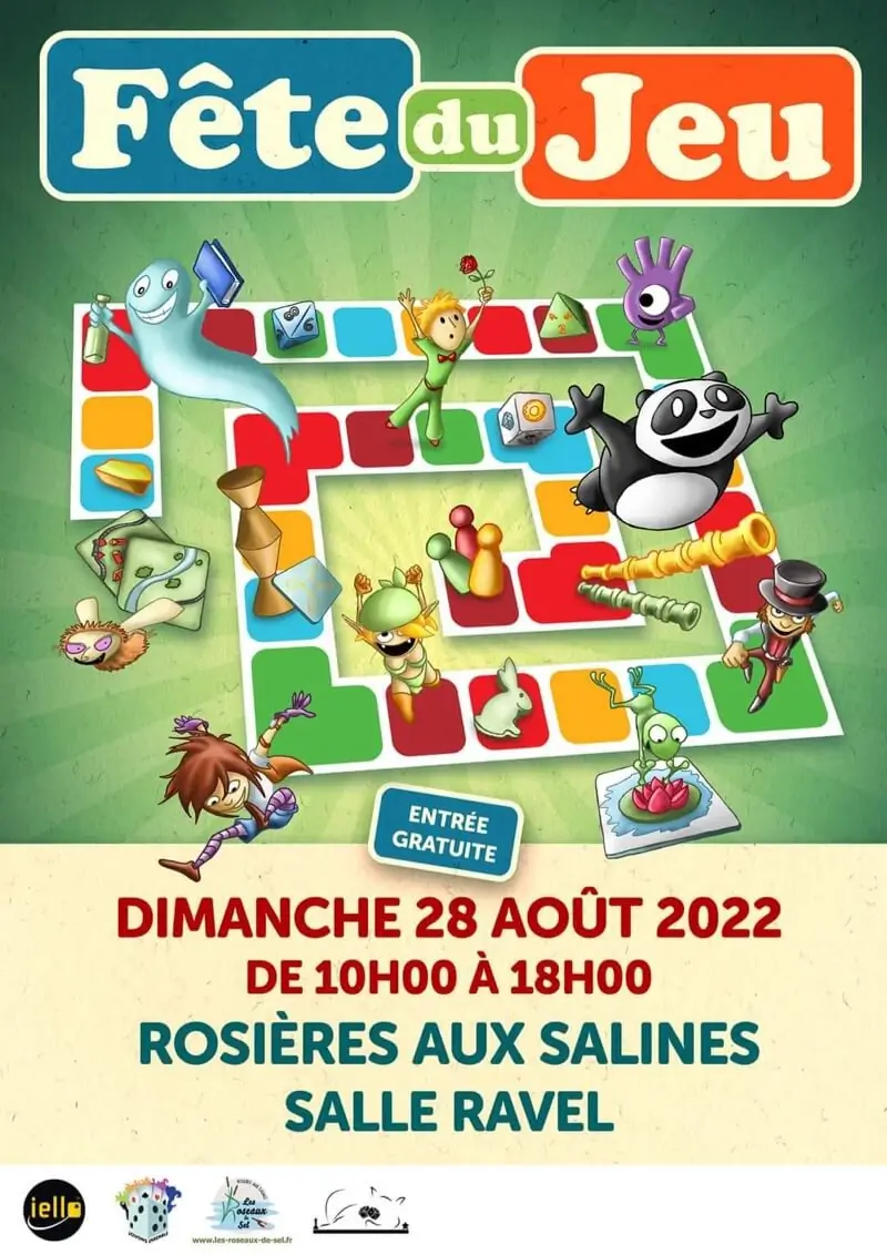 Affiche officielle FÃªte du Jeu de RosiÃ¨res-aux-Salines 2022