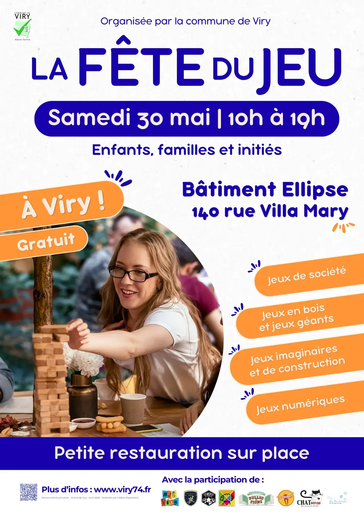 Affiche officielle La Fête du Jeu 2026