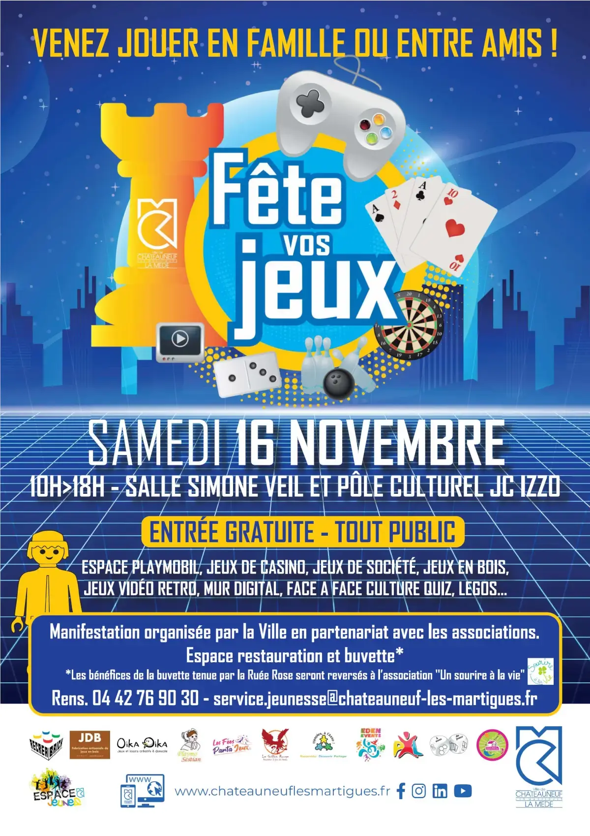 Affiche officielle Fête vos jeux 2024