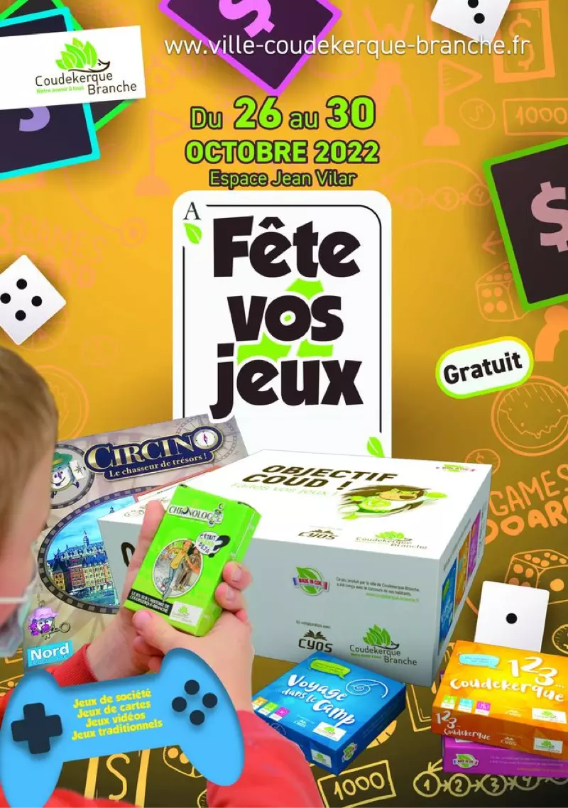 Official poster Fête vos Jeux 2022