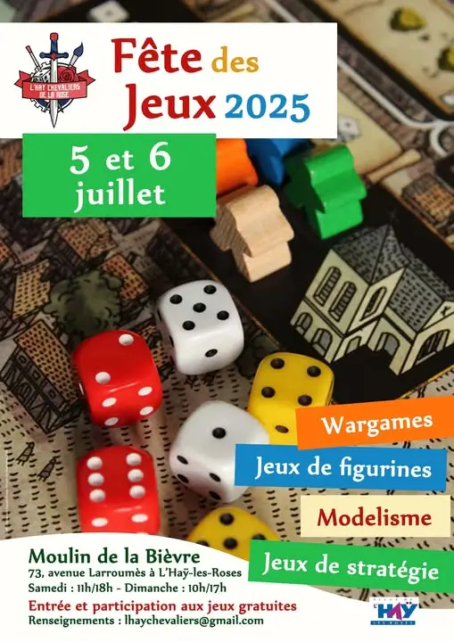Affiche officielle Fête des Jeux 2025