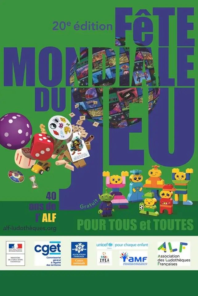 Affiche officielle Fête mondiale du jeu 2019