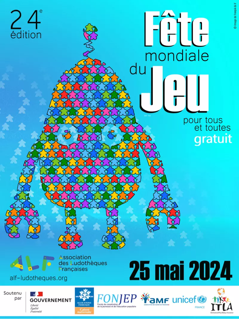 Official poster FÃªte mondiale du jeu 2024