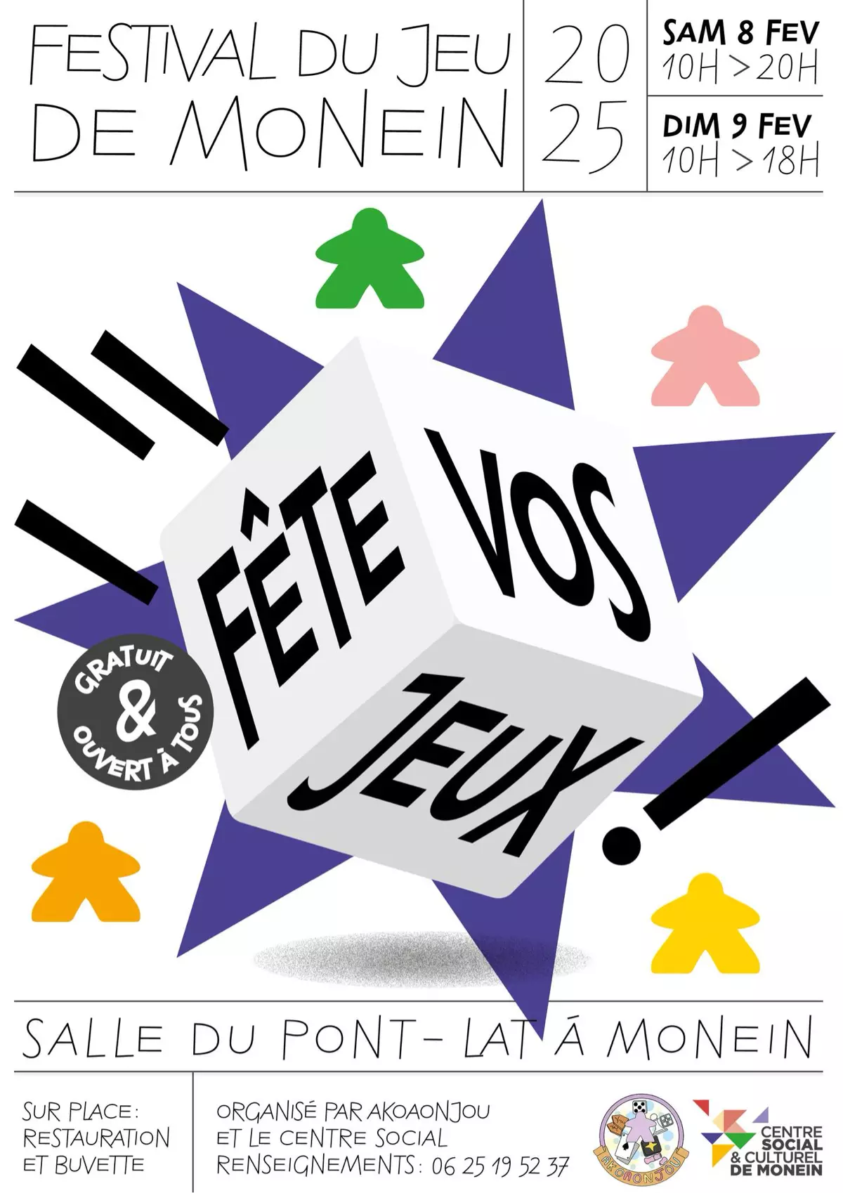 Affiche officielle Fête Vos Jeux 2025