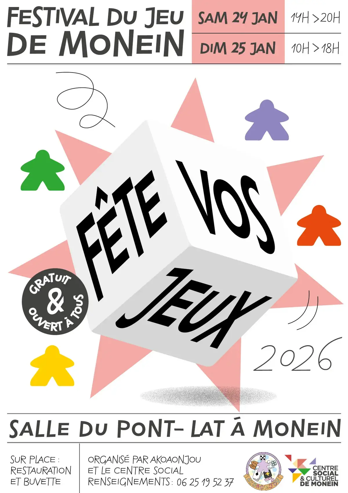 Affiche officielle Fête Vos Jeux 2026