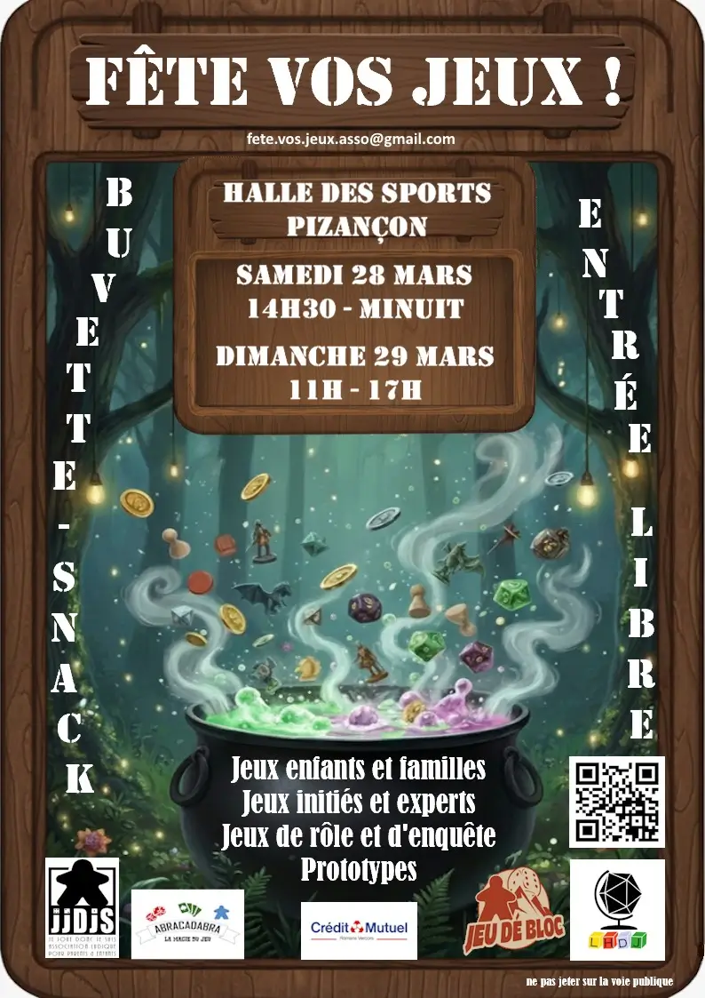 Affiche officielle Fête vos jeux 2026