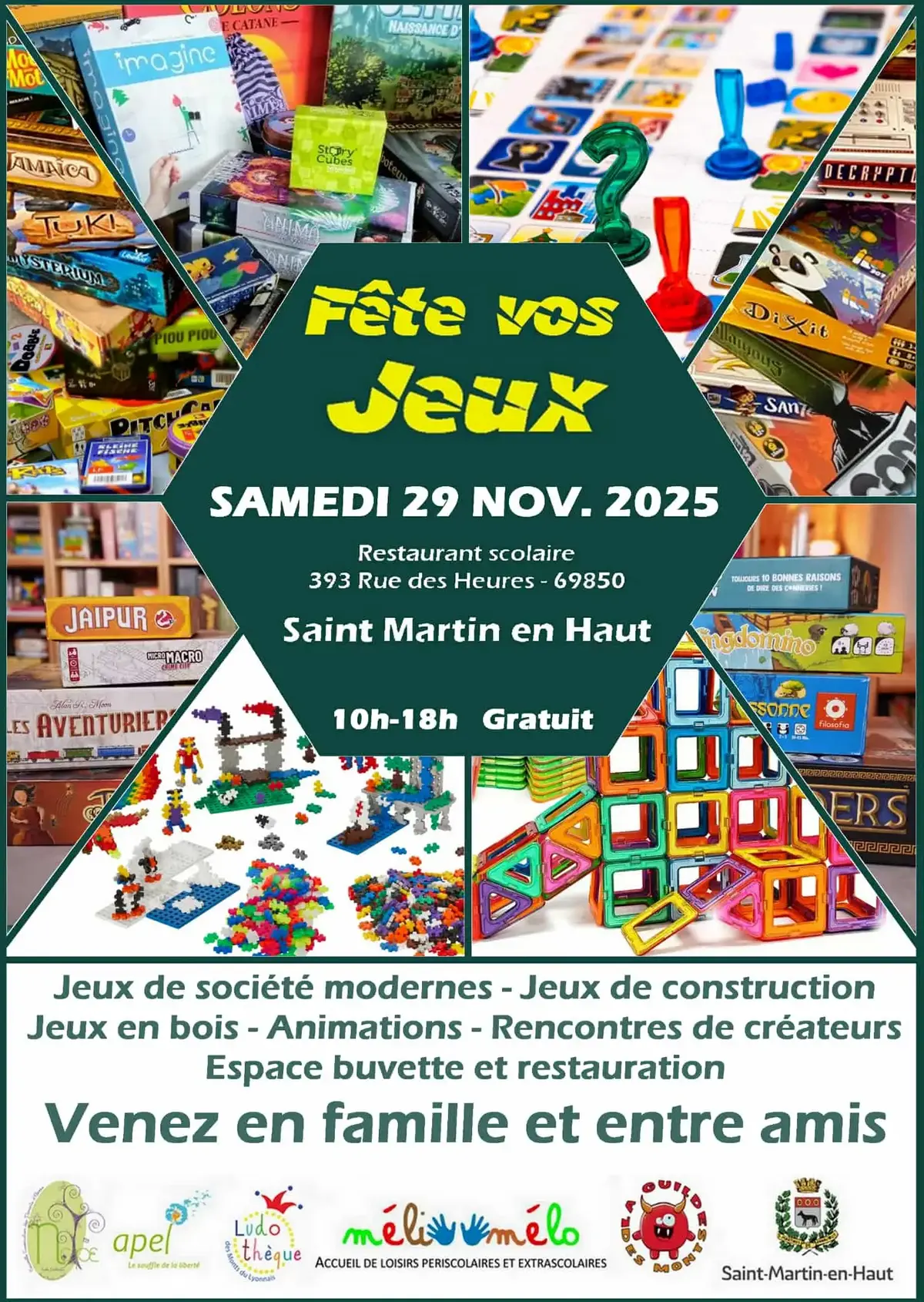 Official poster Fête vos jeux ! 2025