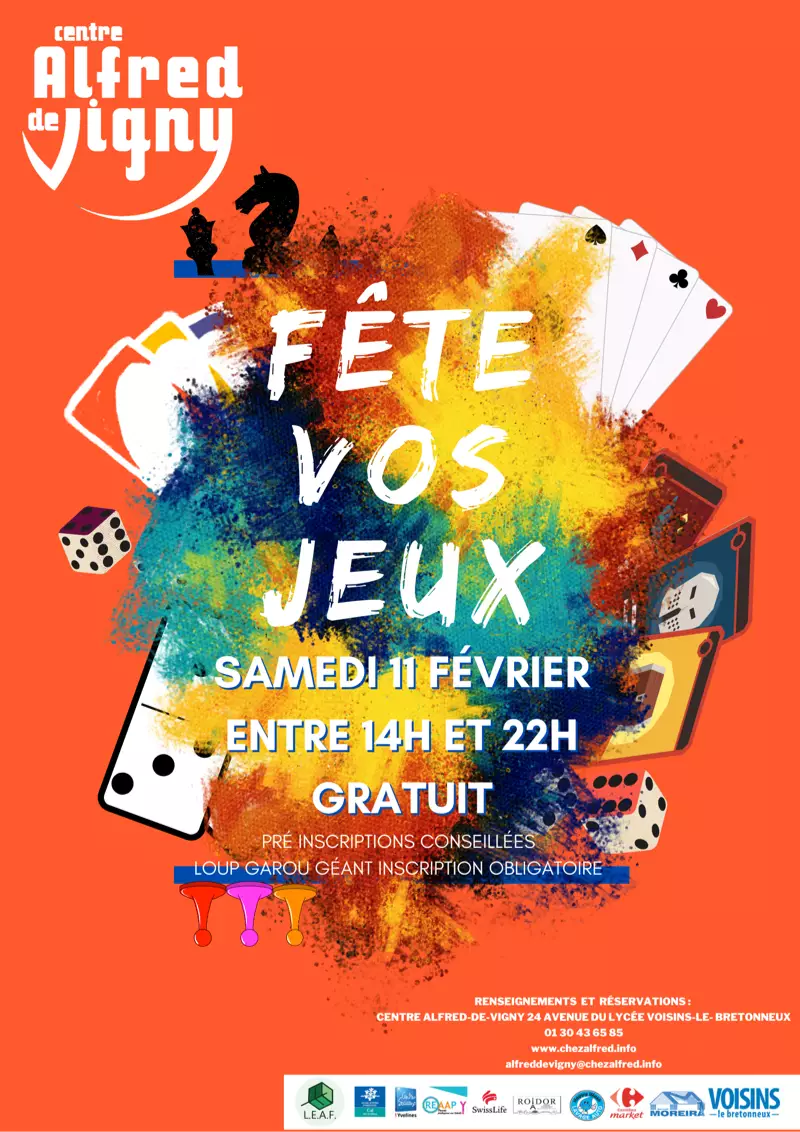 Affiche officielle Fête vos jeux 2023