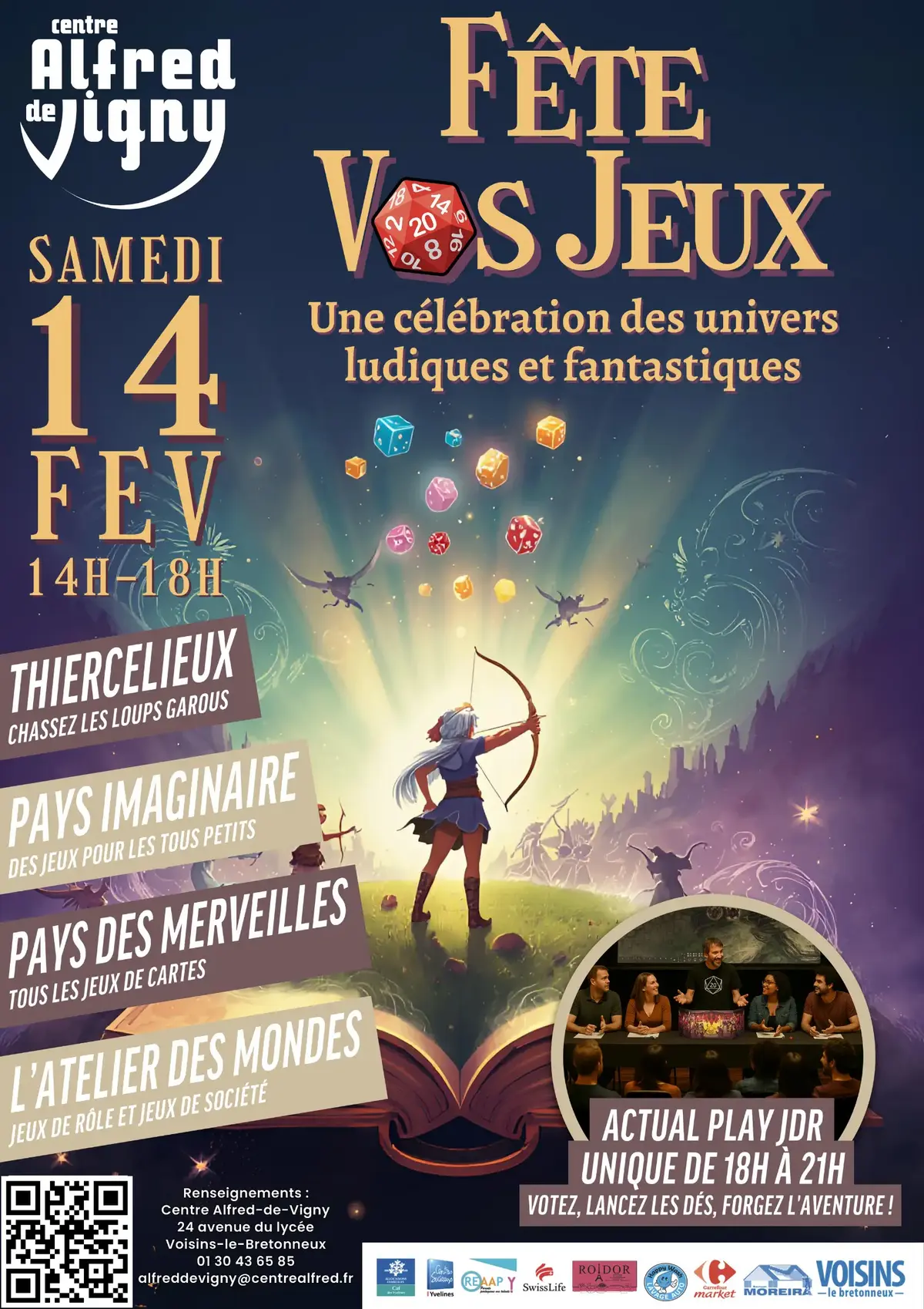 Affiche officielle Fête vos jeux 2026