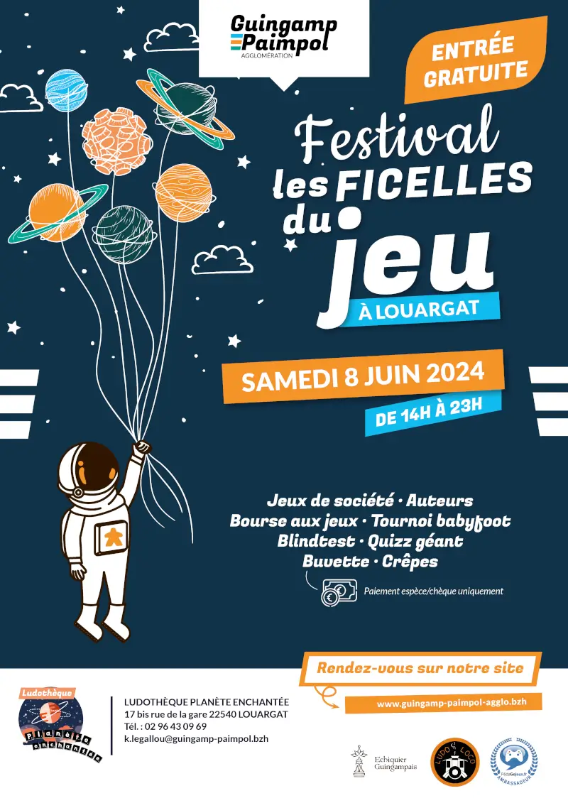 Affiche officielle Les Ficelles du Jeu 2024