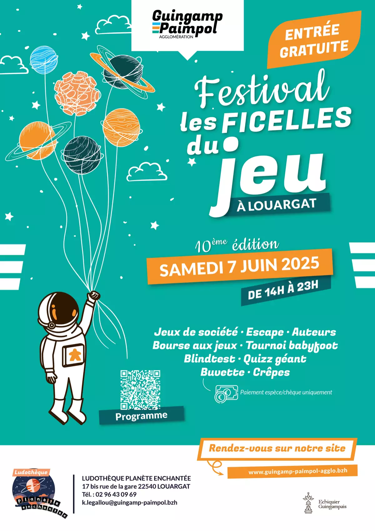 Affiche officielle Les Ficelles du Jeu 2025