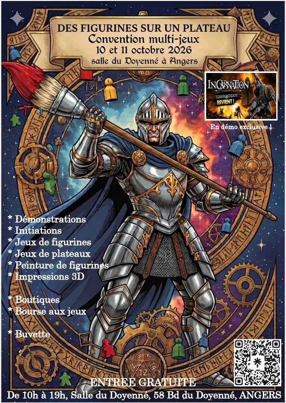 Official poster Des Figurines Sur Un Plateau 2026