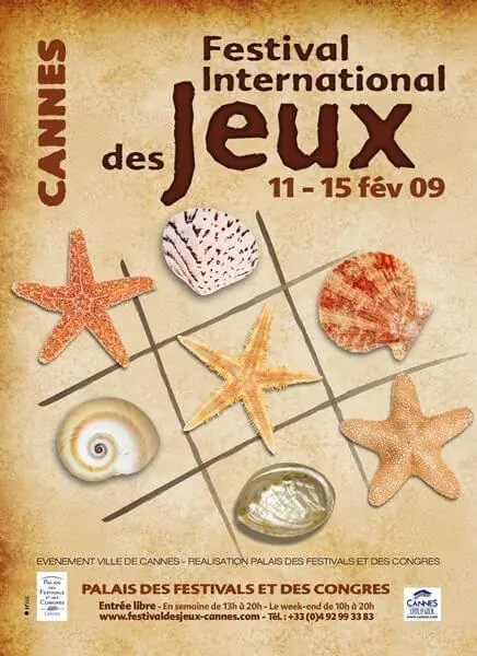 Affiche officielle Festival International des Jeux 路 FIJ Cannes 2009