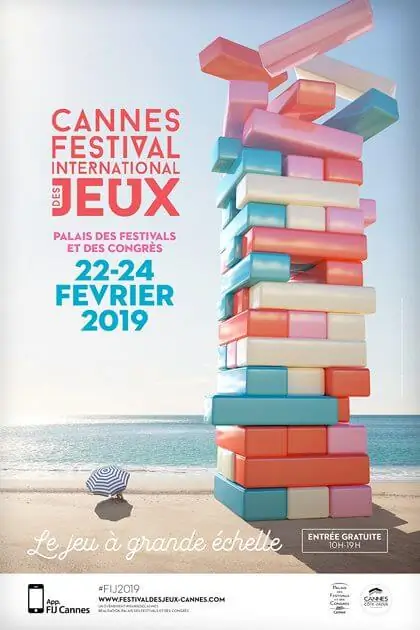 Affiche officielle Festival International des Jeux 路 FIJ Cannes 2019
