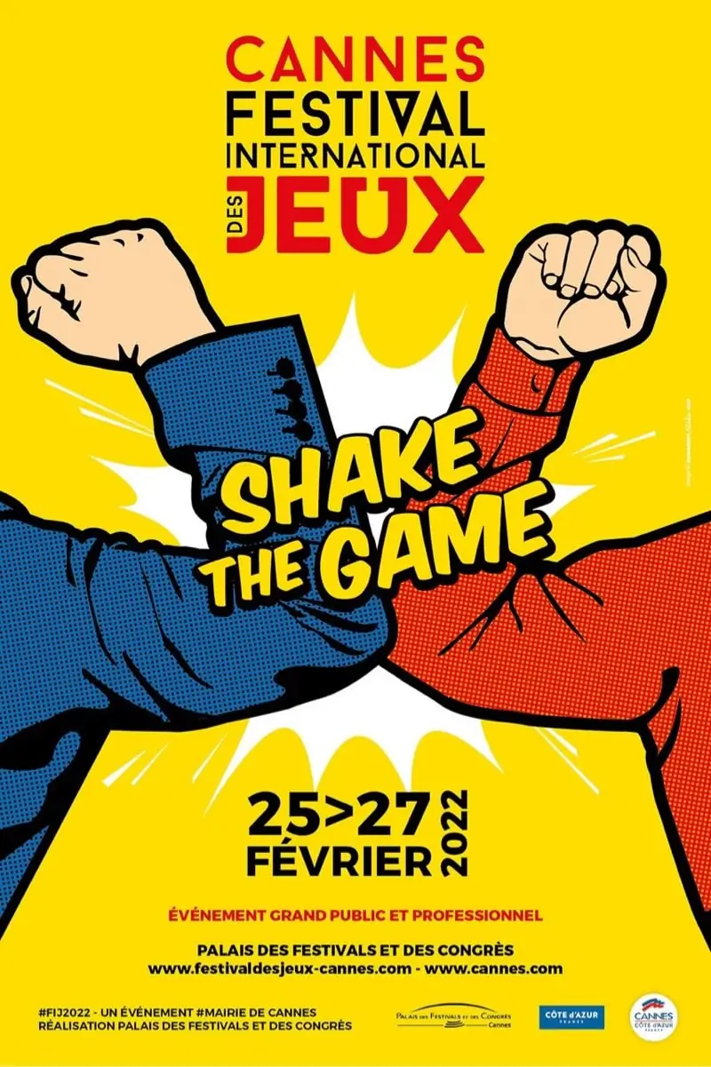 Affiche officielle Festival International des Jeux Â· FIJ Cannes 2022