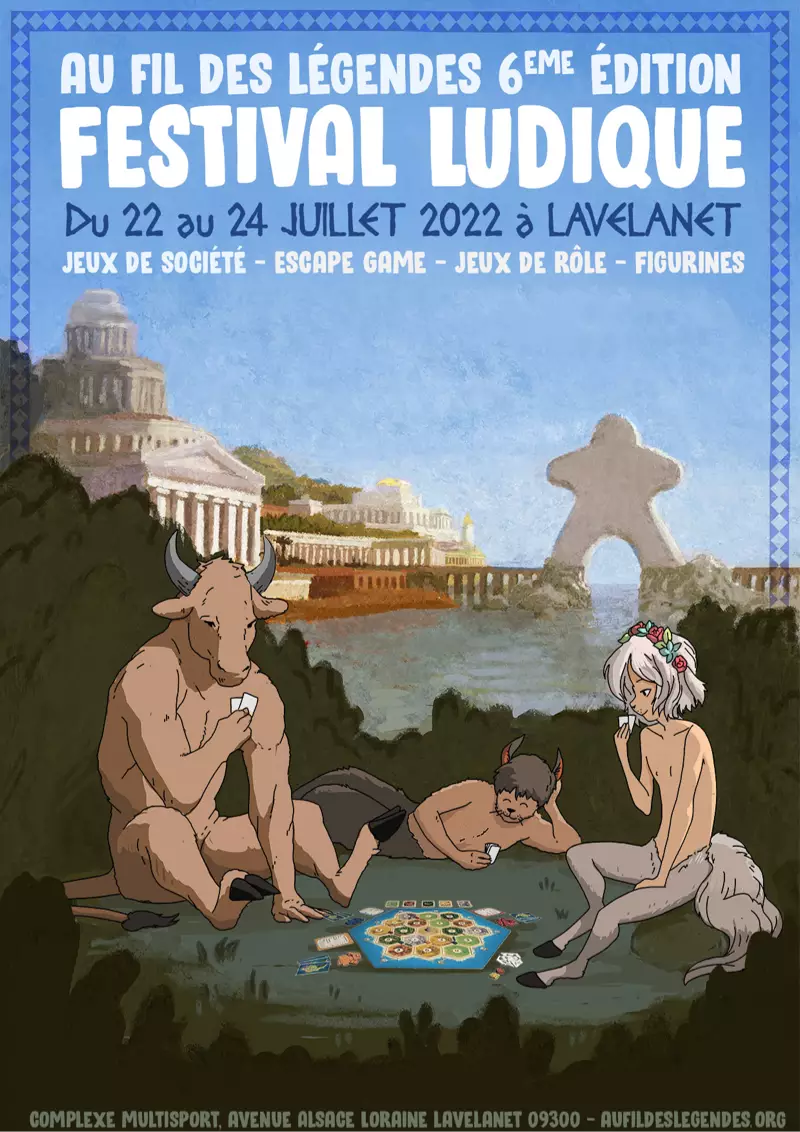 Affiche officielle Au Fil des LÃ©gendes 2022