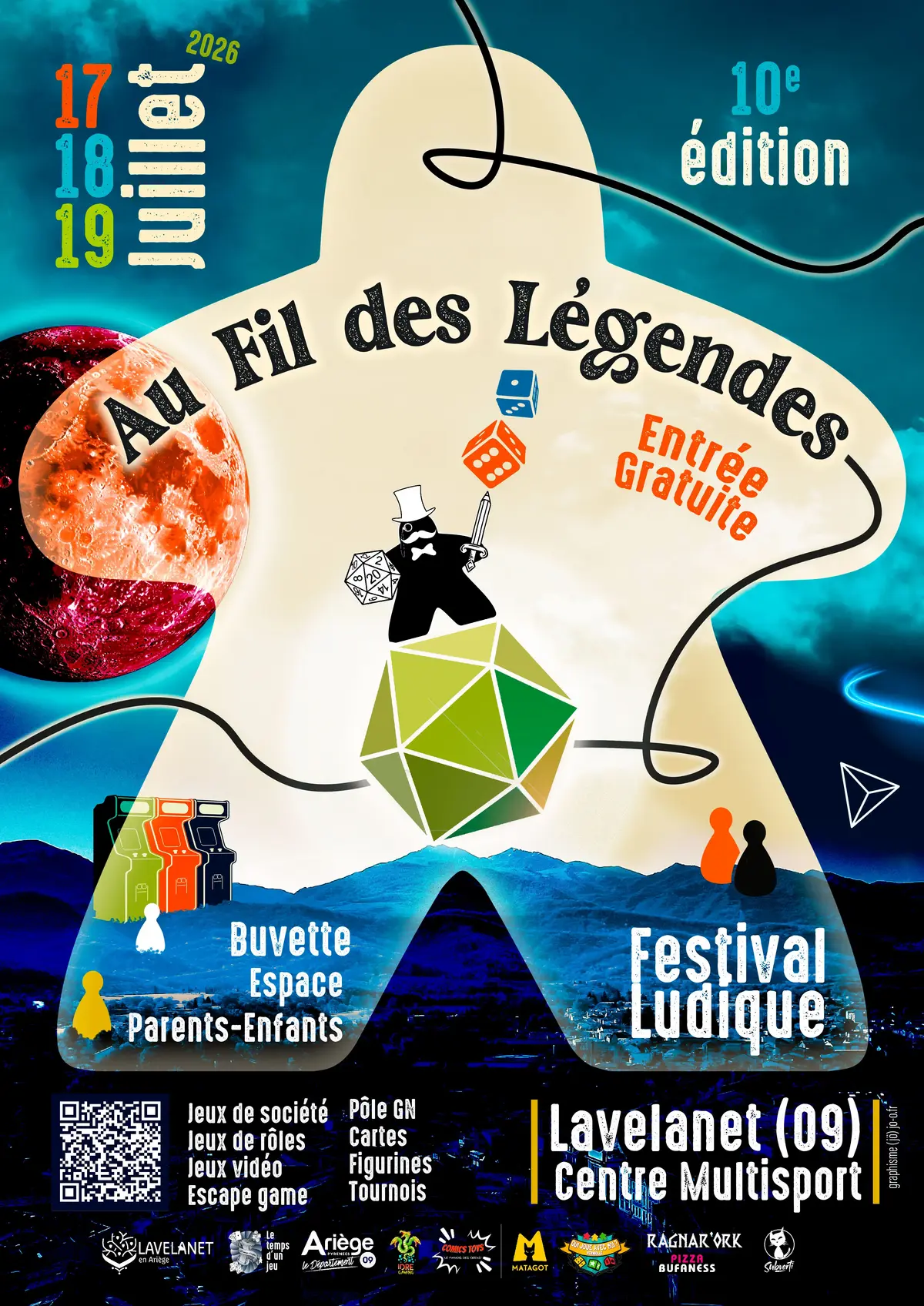 Affiche officielle Au Fil des Légendes 2026