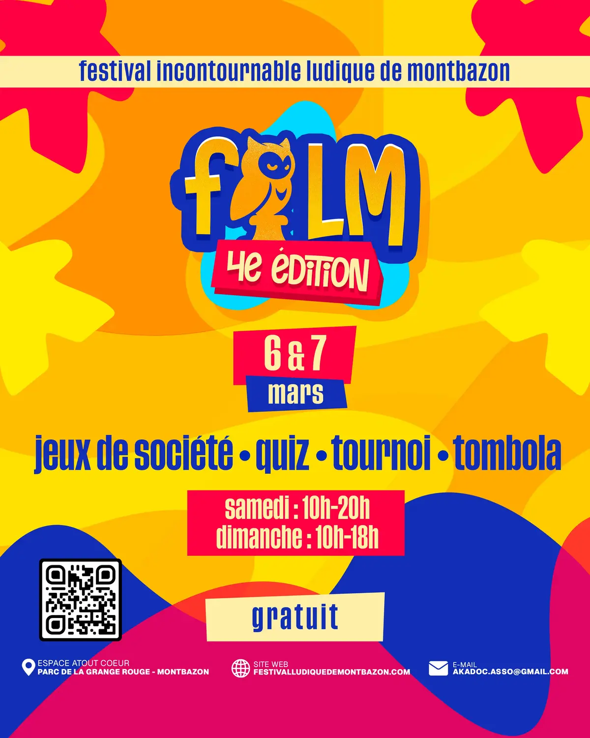 Affiche officielle Festival Incontournable Ludique de Montbazon 2027
