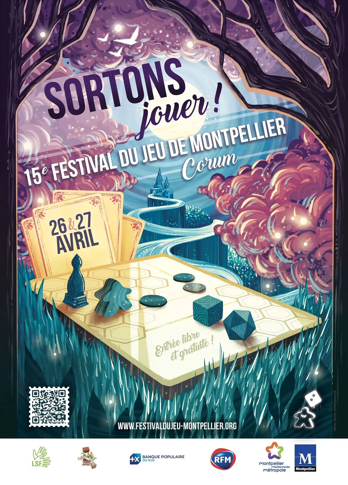 Affiche officielle Sortons jouer ! 2025