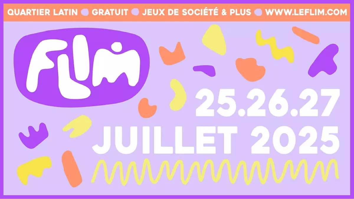 Official poster Festival Ludique International de Montréal 2025