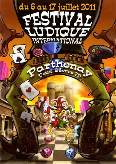 Affiche officielle Festival Ludique International de Parthenay - FLIP 2011